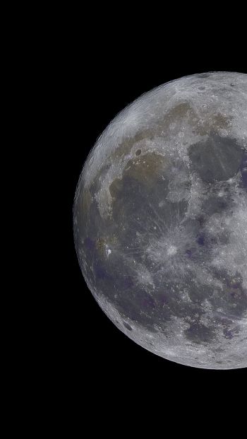 moon, night, black Wallpaper 640x1136