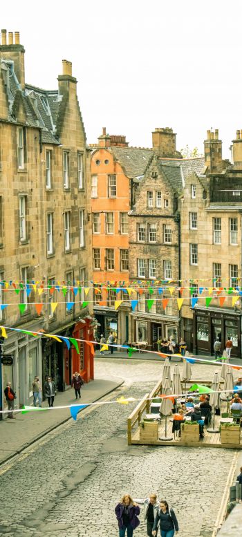 Victoria Street, Edinburgh, Great Britain Wallpaper 720x1600