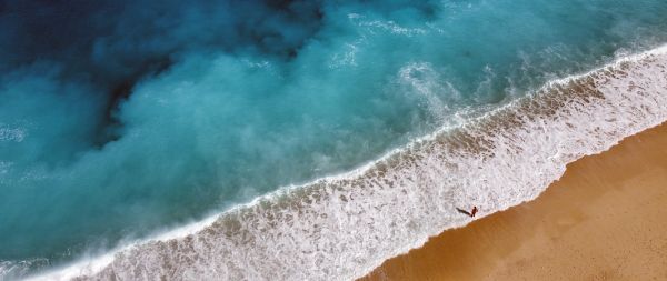 Myrtos Beach, Greece Wallpaper 2560x1080