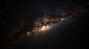 Обои 3840x2160 звезды, галактика, черный