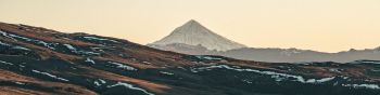 Volcano Lanin, Argentina Wallpaper 1590x400