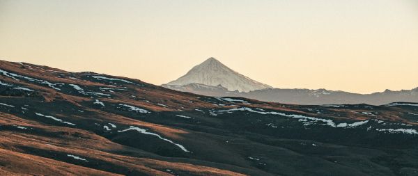 Volcano Lanin, Argentina Wallpaper 2560x1080