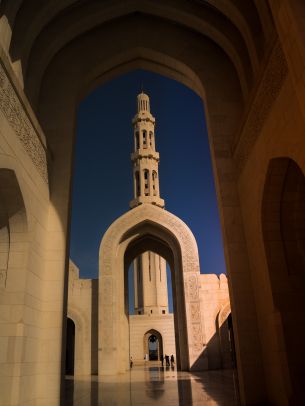 Обои 1536x2048 Большая мечеть Султана Кабуса