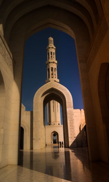 Sultan Qaboos Grand Mosque Wallpaper 1200x2000