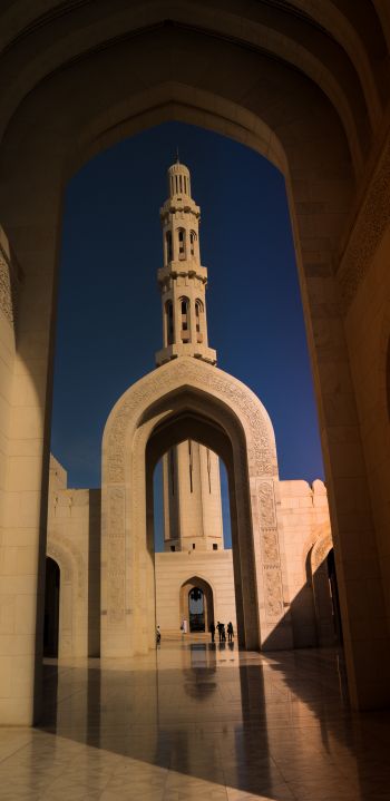 Обои 1440x2960 Большая мечеть Султана Кабуса