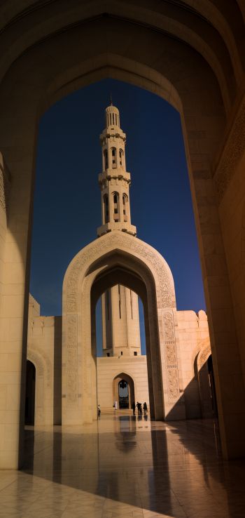 Обои 720x1520 Большая мечеть Султана Кабуса