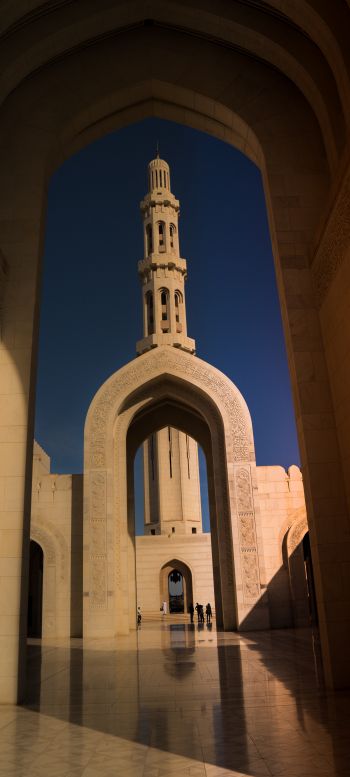 Обои 1440x3200 Большая мечеть Султана Кабуса