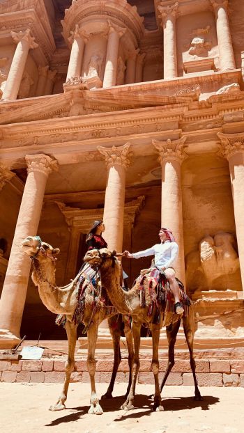 Petra, Jordan Wallpaper 1440x2560