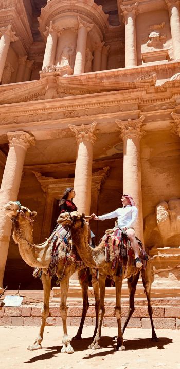 Petra, Jordan Wallpaper 1080x2220