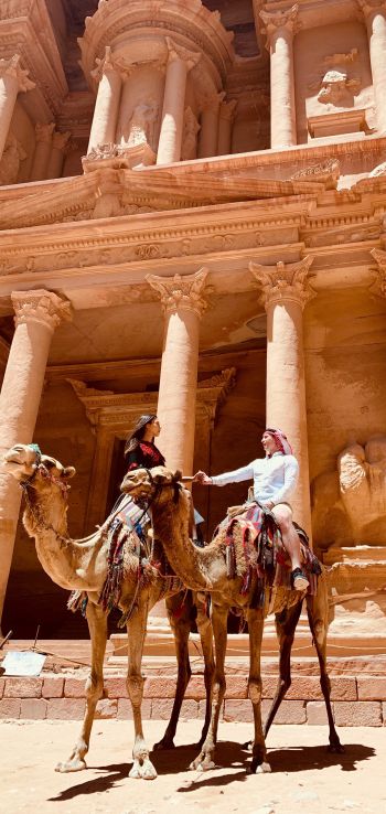 Petra, Jordan Wallpaper 1440x3040