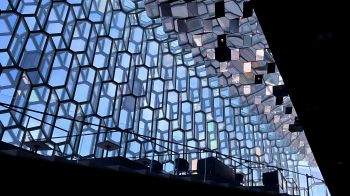 Harpa Concert Hall and Conference Center, Iceland Wallpaper 2560x1440