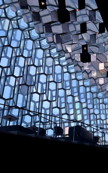 Harpa Concert Hall and Conference Center, Iceland Wallpaper 1200x1920