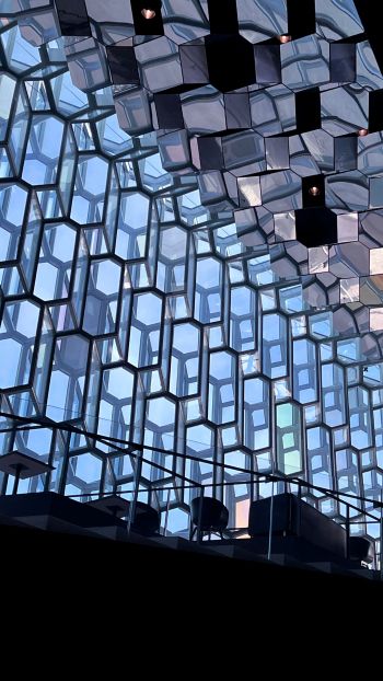 Harpa Concert Hall and Conference Center, Iceland Wallpaper 2160x3840