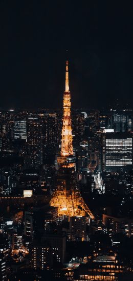 Tokyo Tower, Tokyo Wallpaper 1080x2280