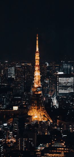 Tokyo Tower, Tokyo Wallpaper 1440x3040