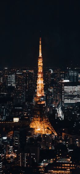 Tokyo Tower, Tokyo Wallpaper 1080x2340