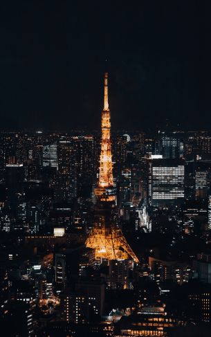 Tokyo Tower, Tokyo Wallpaper 1752x2800