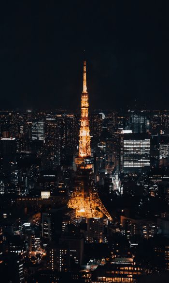 Tokyo Tower, Tokyo Wallpaper 1200x2000