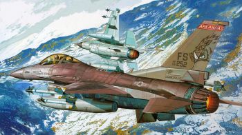 fighter, F-16 Wallpaper 1600x900