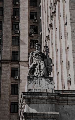 statue, city Wallpaper 1752x2800