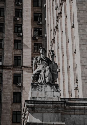 statue, city Wallpaper 1668x2388