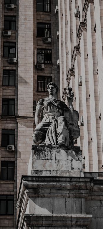 statue, city Wallpaper 720x1600