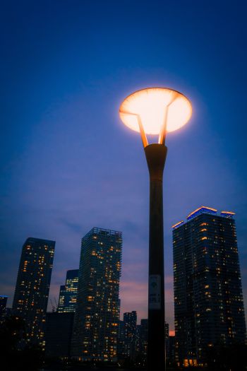 lantern, city photo Wallpaper 640x960