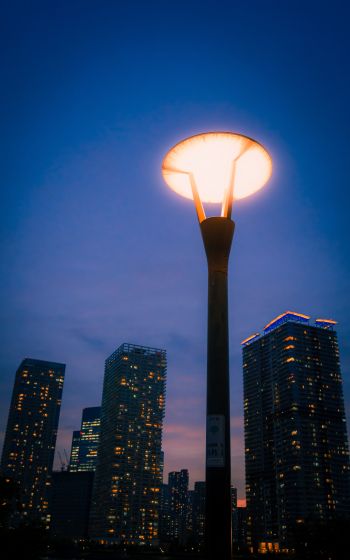 lantern, city photo Wallpaper 1600x2560