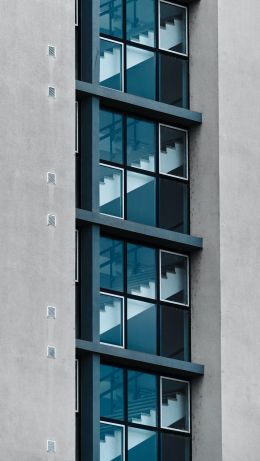 windows, staircase Wallpaper 640x1136