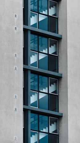 windows, staircase Wallpaper 750x1334