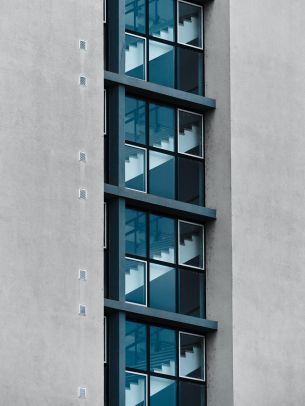 windows, staircase Wallpaper 3750x5000
