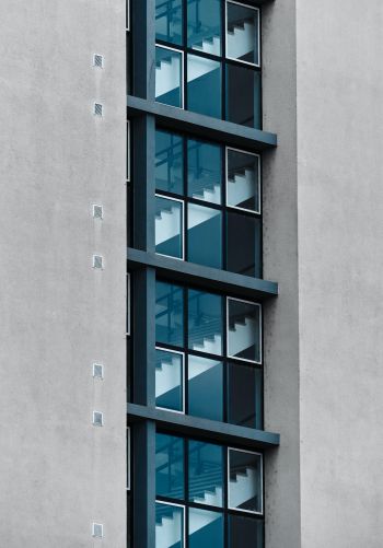 windows, staircase Wallpaper 1668x2388