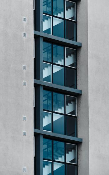 windows, staircase Wallpaper 800x1280
