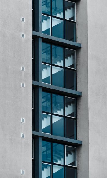 windows, staircase Wallpaper 1200x2000