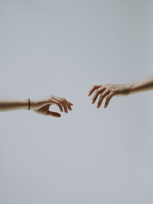 hold your hand, attraction Wallpaper 1536x2048