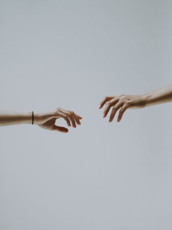 hold your hand, attraction Wallpaper 1668x2224