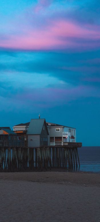 Old Orchard Beach, Maine, USA Wallpaper 720x1600
