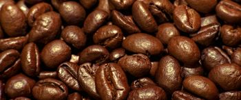 coffee, grains Wallpaper 3440x1440