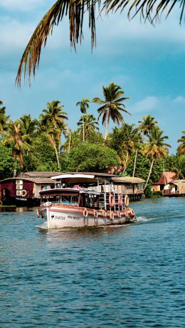 Asia, boats Wallpaper 640x1136