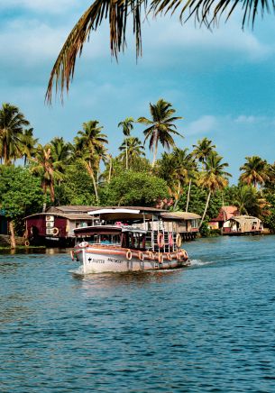 Asia, boats Wallpaper 1668x2388