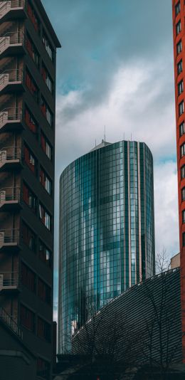 city, skyscrapers Wallpaper 1080x2220