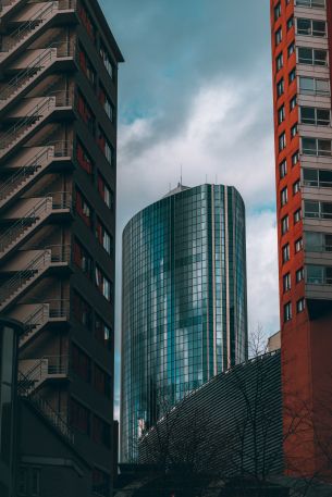 city, skyscrapers Wallpaper 640x960