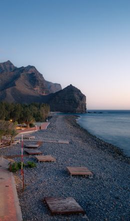 Aldea Beach, Spain Wallpaper 600x1024