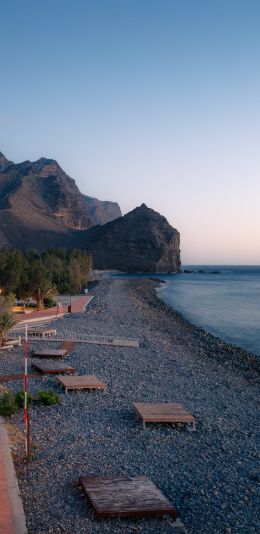 Aldea Beach, Spain Wallpaper 1080x2220