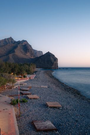 Aldea Beach, Spain Wallpaper 640x960