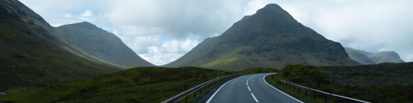 highway, travel Wallpaper 1590x400