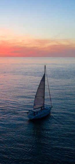 Etretat, France Wallpaper 1080x2340