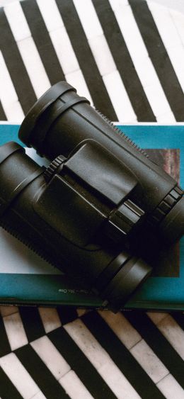 binoculars, table Wallpaper 1080x2340