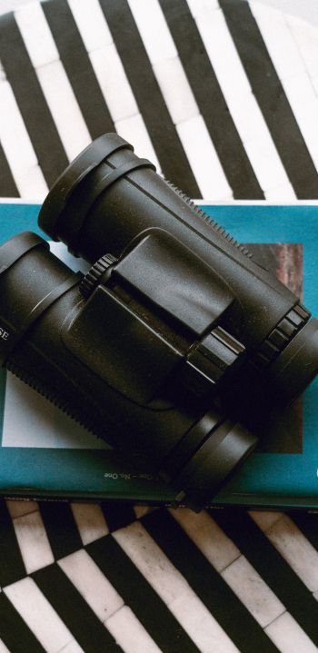 binoculars, table Wallpaper 1440x2960