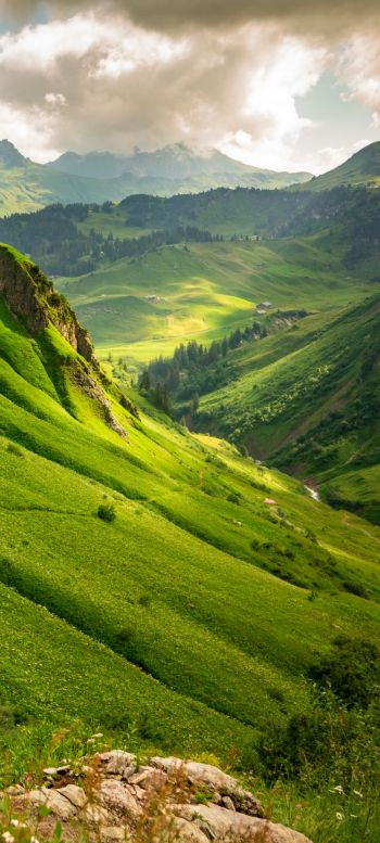 Braunarlspitze, Austria, landscape Wallpaper 1080x2400